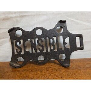 Sensible Trivet Vintage Cast Iron - 6" x 3.75"